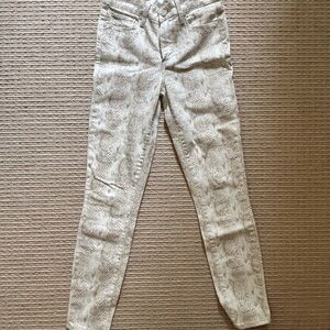 Paige Hoxton Snake Print Jeans